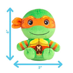 Club Mocchi Mocchi Teenage Mutant Ninja Turtles Michelangelo Junior 6-Inch Plush (ONLINE ORDER ONLY)