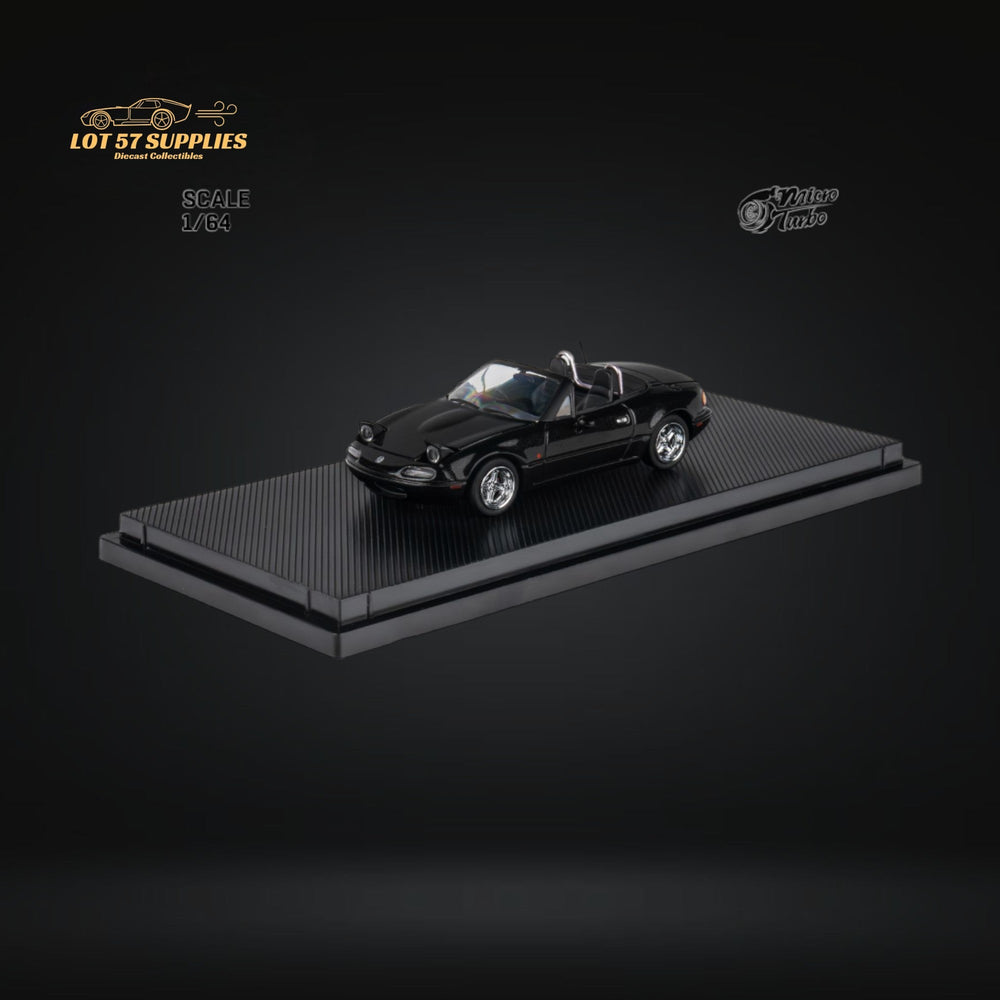 MicroTurbo Eunos Roadster MX-5 Customized Metallic Black 1:64 Limited to 1,000 Pcs (ONLINE ORDER ONLY)