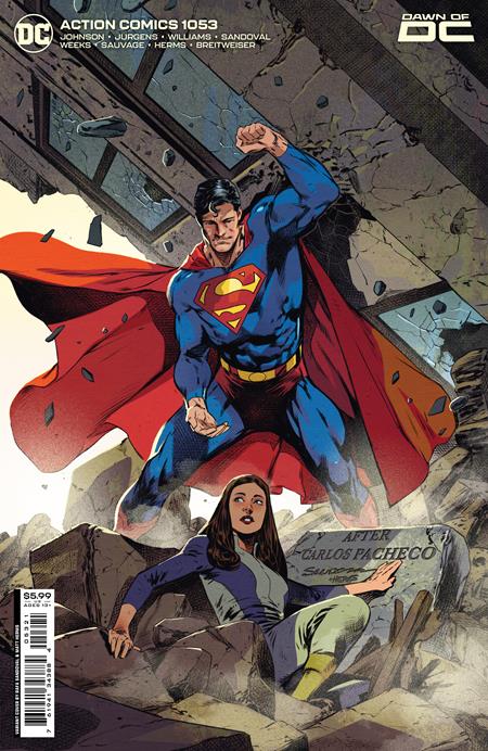 Superman Action Comics #1053 B Rafa Sandoval Card Stock Variant (03/28/2023) Dc (ONLINE ORDER ONLY)