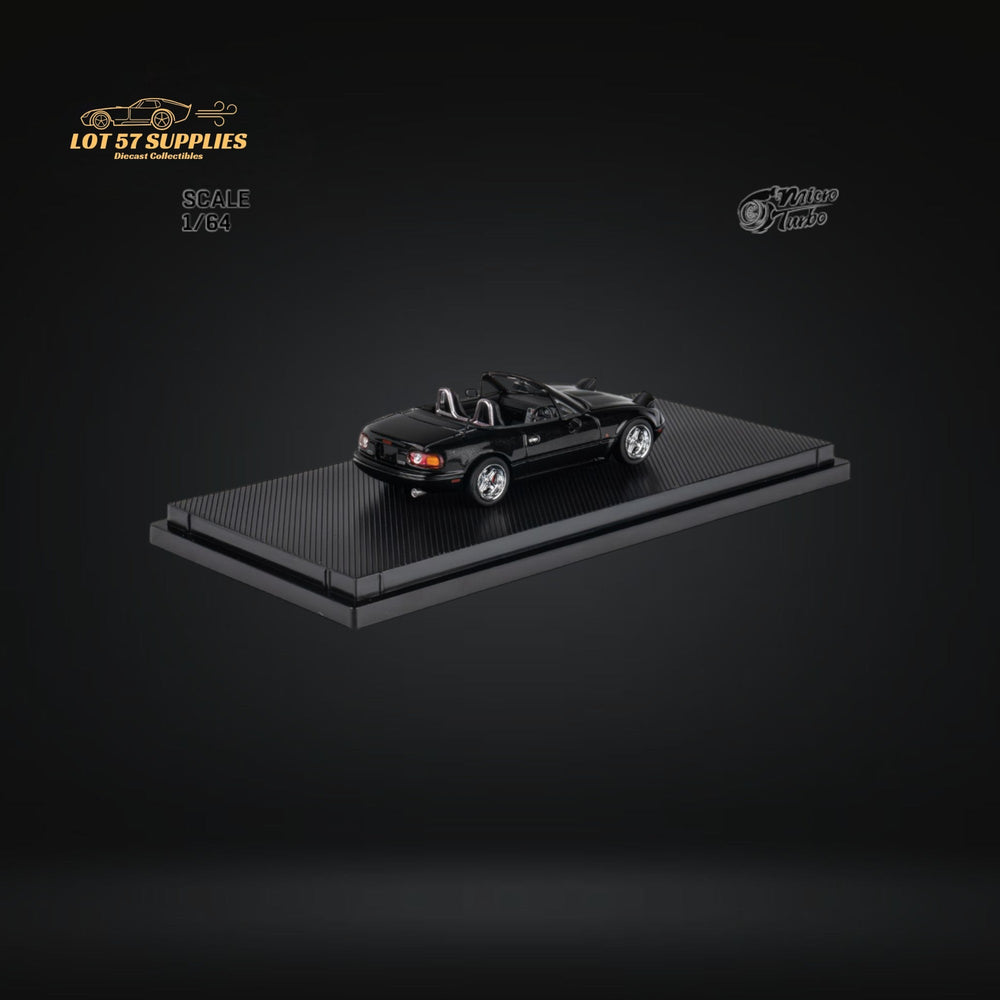 MicroTurbo Eunos Roadster MX-5 Customized Metallic Black 1:64 Limited to 1,000 Pcs (ONLINE ORDER ONLY)
