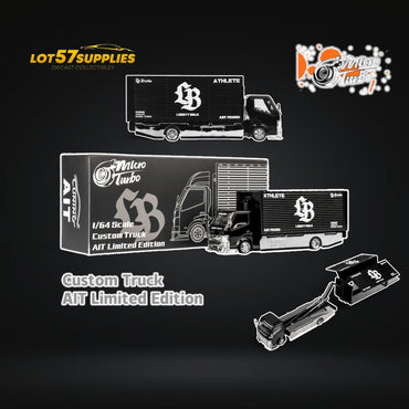 MicroTurbo HINO 300 Custom Box Truck AIT Limited Edition 1:64 (ONLINE ORDER ONLY)