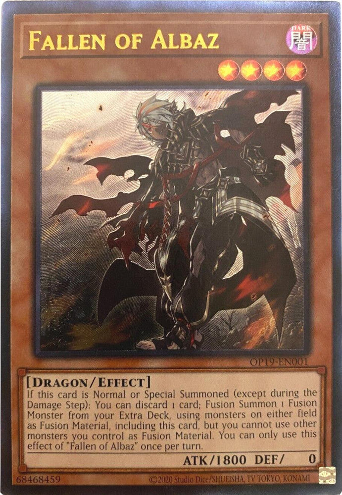 Fallen of Albaz [OP19-EN001] Ultimate Rare (ONLINE ORDER ONLY)