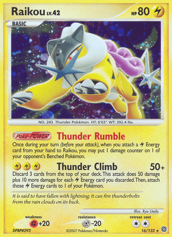 Raikou (16/132) [Diamond & Pearl: Secret Wonders] (Online Only)
