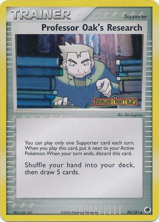 Professor Oak's Research (80/101) (Stamped) [EX: Dragon Frontiers] (Online Only)
