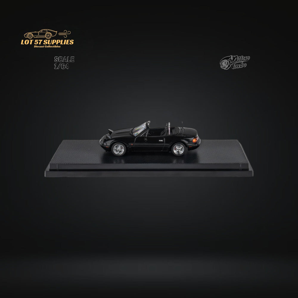 MicroTurbo Eunos Roadster MX-5 Customized Metallic Black 1:64 Limited to 1,000 Pcs (ONLINE ORDER ONLY)
