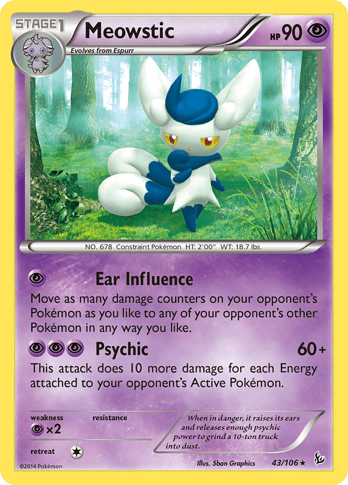 Meowstic (43/106) [XY: Flashfire] (Online Only)