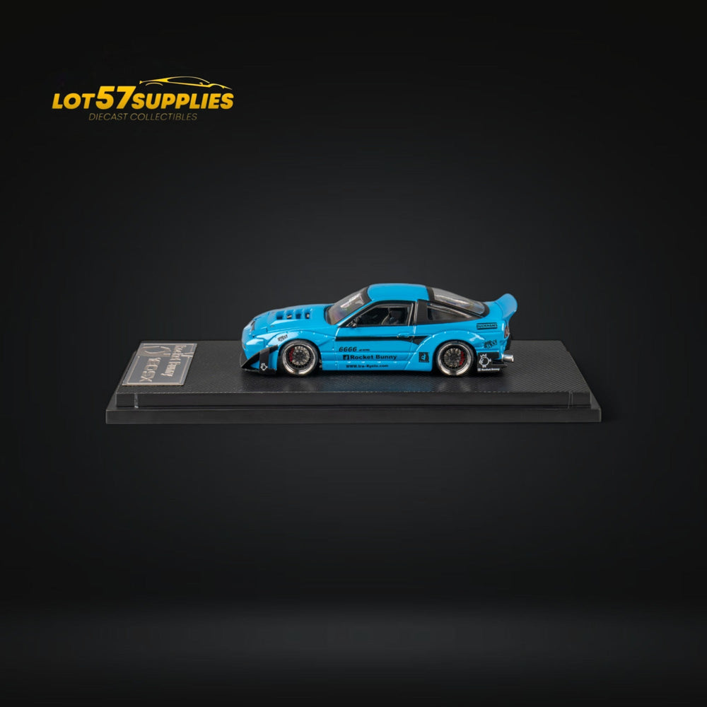 MicroTurbo Custom 180SX Pandem Rocket Bunny Baby Blue 1:64 MT6407C2 (ONLINE ORDER ONLY)