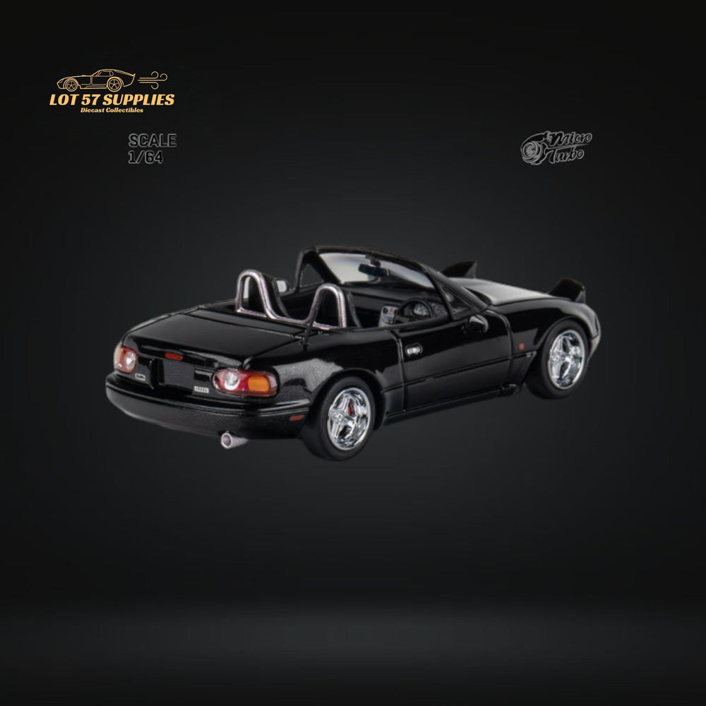MicroTurbo Eunos Roadster MX-5 Customized Metallic Black 1:64 Limited to 1,000 Pcs (ONLINE ORDER ONLY)