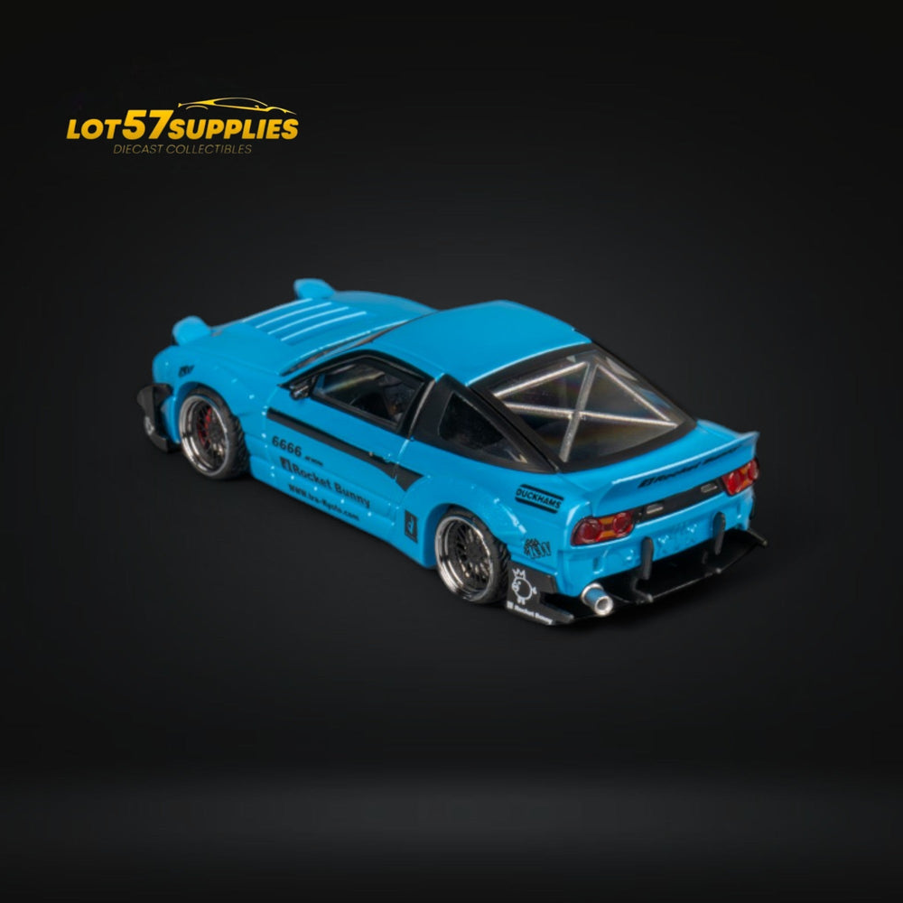 MicroTurbo Custom 180SX Pandem Rocket Bunny Baby Blue 1:64 MT6407C2 (ONLINE ORDER ONLY)