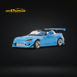 (Pre-Order) Microturbo S2000 Custom Rocket Bunny in Metallic Blue 1:64 (ONLINE ORDER ONLY)