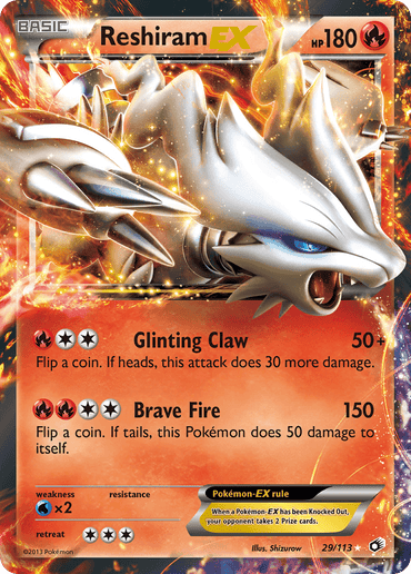 Reshiram EX (29/113) [Black & White: Legendary Treasures] (Online Only)