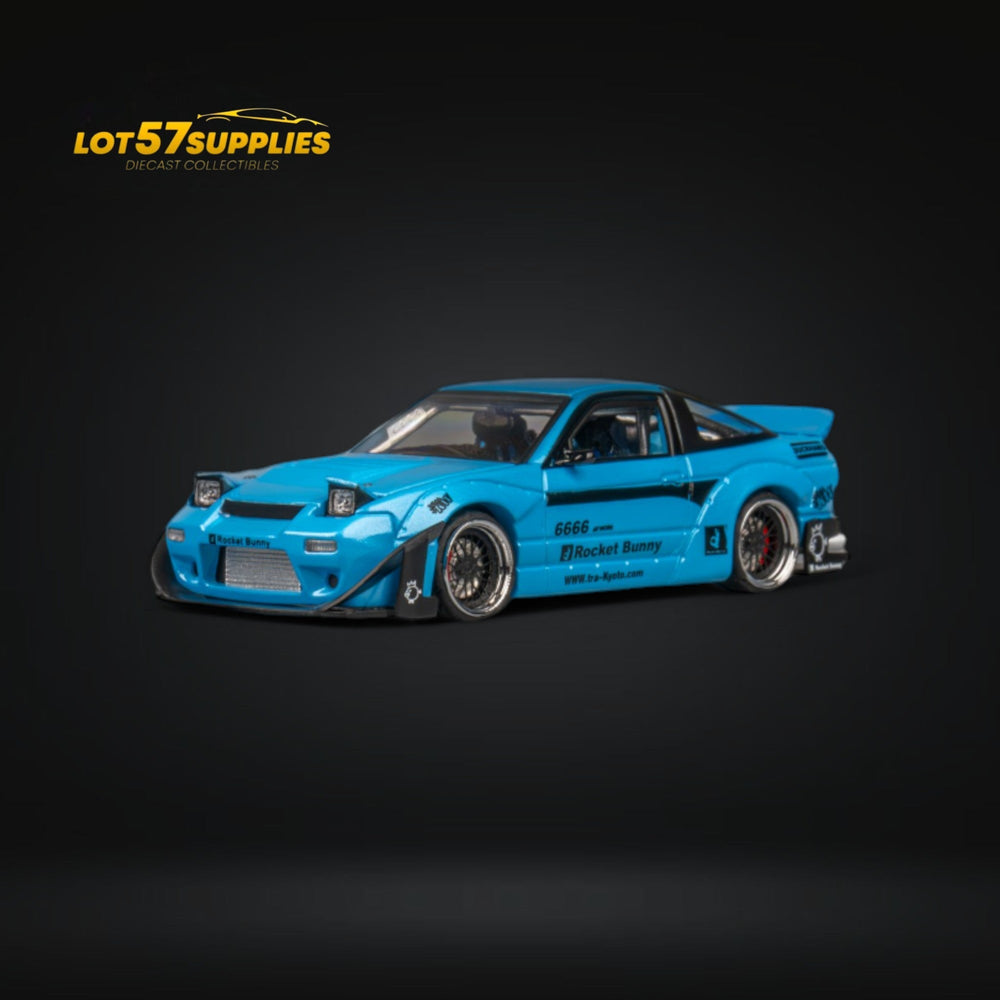 MicroTurbo Custom 180SX Pandem Rocket Bunny Baby Blue 1:64 MT6407C2 (ONLINE ORDER ONLY)