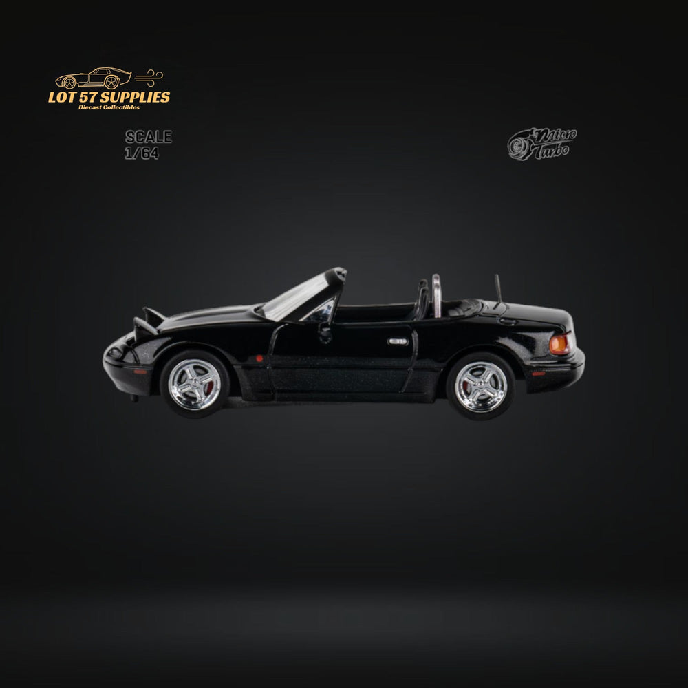 MicroTurbo Eunos Roadster MX-5 Customized Metallic Black 1:64 Limited to 1,000 Pcs (ONLINE ORDER ONLY)