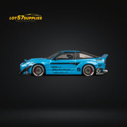 MicroTurbo Custom 180SX Pandem Rocket Bunny Baby Blue 1:64 MT6407C2 (ONLINE ORDER ONLY)