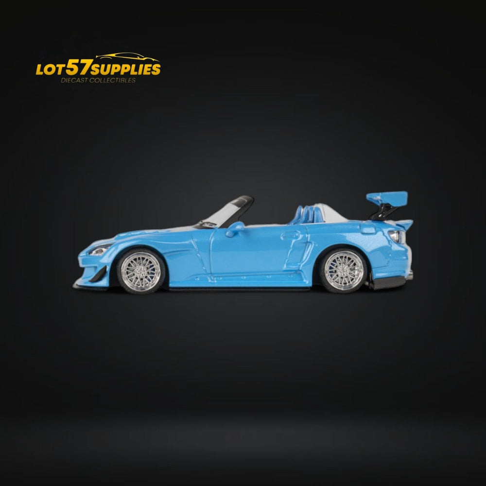 (Pre-Order) Microturbo S2000 Custom Rocket Bunny in Metallic Blue 1:64 (ONLINE ORDER ONLY)