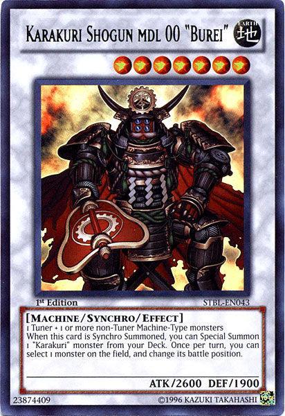 Karakuri Shogun mdl 00 Burei [STBL-EN043] Ultra Rare (ONLINE ORDER ONLY)