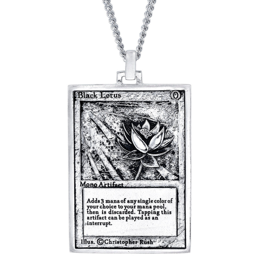 Magic: The Gathering X RockLove Black Lotus Miniature Card Necklace (ONLINE ORDER ONLY)