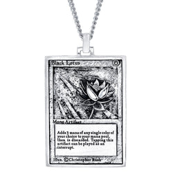 Magic: The Gathering X RockLove Black Lotus Miniature Card Necklace (ONLINE ORDER ONLY)