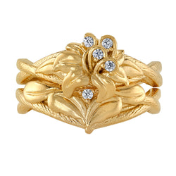 Disney X RockLove DISNEY TANGLED Rapunzel Sundrop Flower Stacker Rings (ONLINE ORDER ONLY)