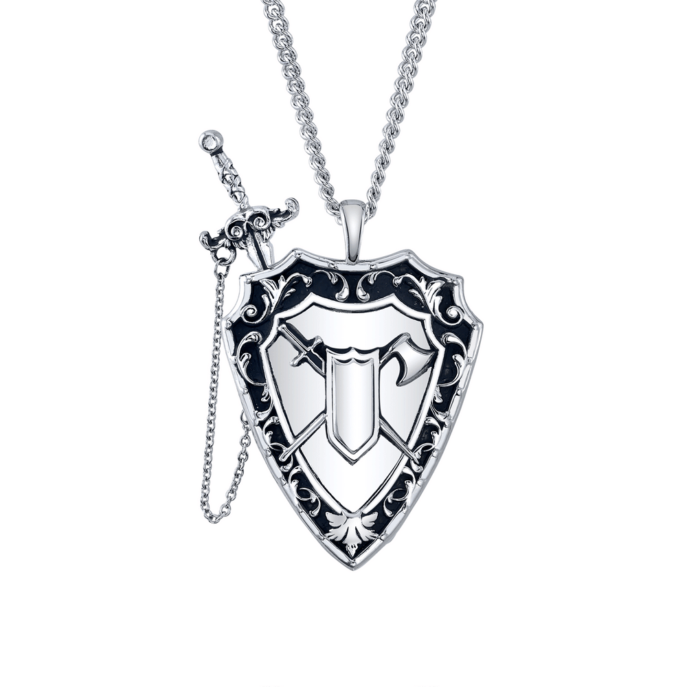 Dungeons and Dragons X RockLove Fighter Sword and Shield Necklace (ONLINE ORDER ONLY)