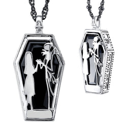 Disney X RockLove THE NIGHTMARE BEFORE CHRISTMAS Jack & Sally Necklace (ONLINE ORDER ONLY)