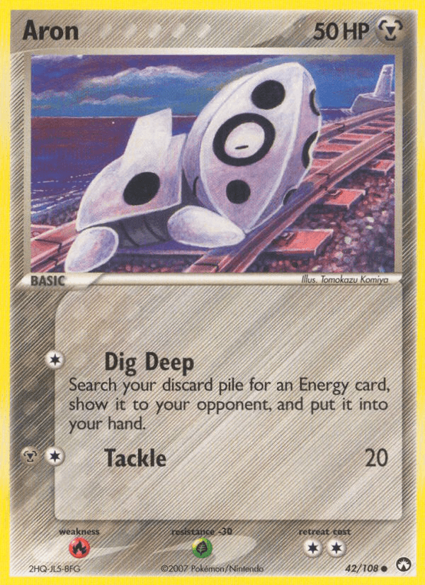Aron (42/108) [EX: Power Keepers] (Online Only)