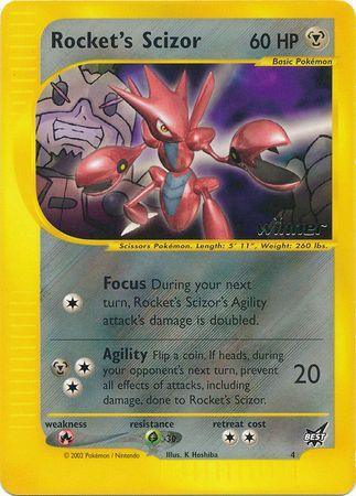 Rocket's Scizor (4) (Winner) [Best of Promos] (Online Only)