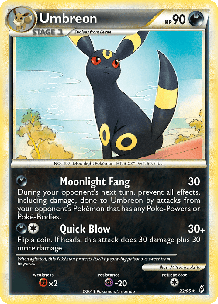 Umbreon (22/95) [HeartGold & SoulSilver: Call of Legends] (Online Only)