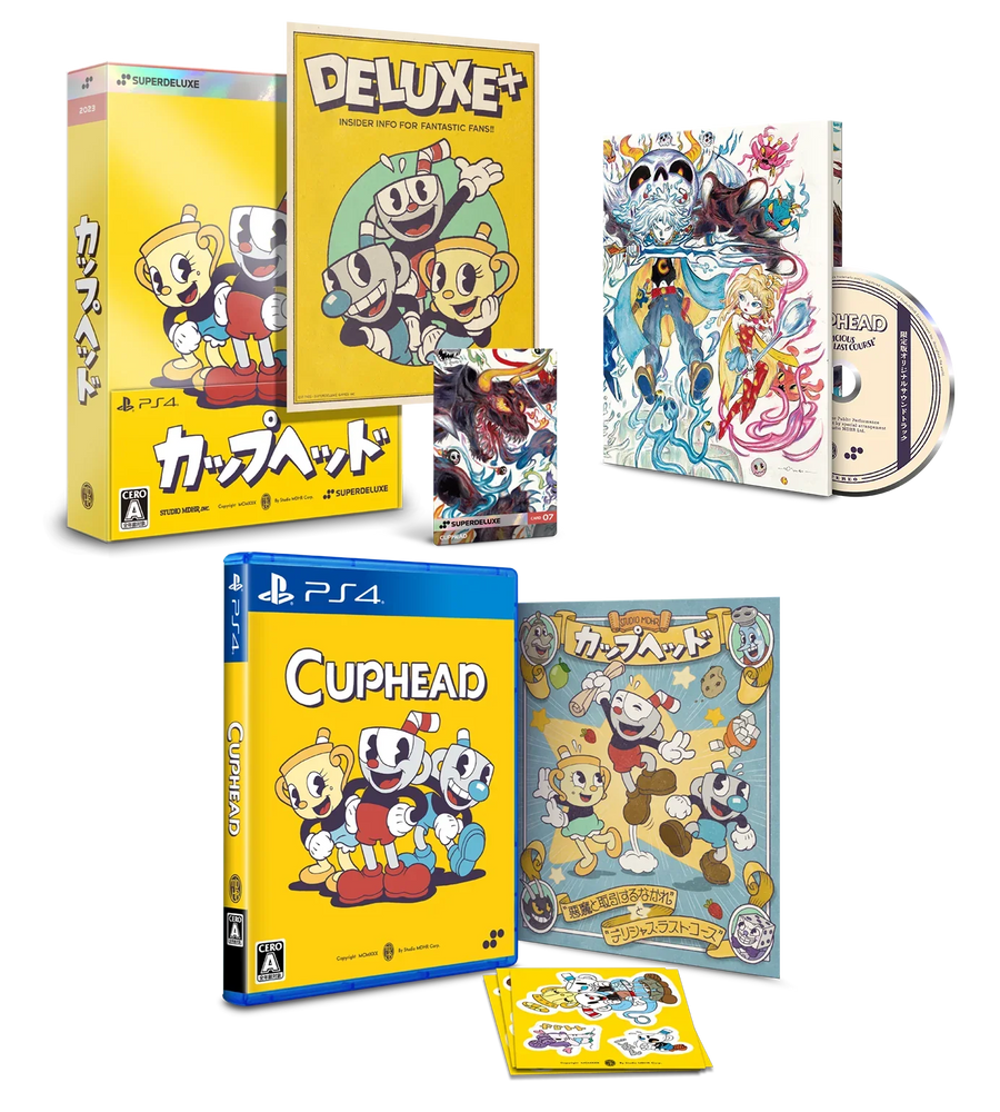 Cuphead Superdeluxe First Run Limited Edition [Japan Import] (PlayStation 4) (Online Only)