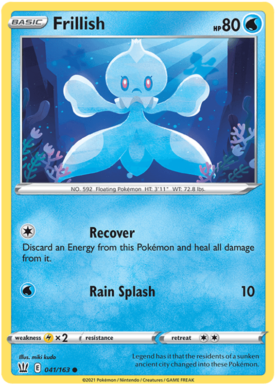 Frillish (041/163) [Sword & Shield: Battle Styles] (Online Only)