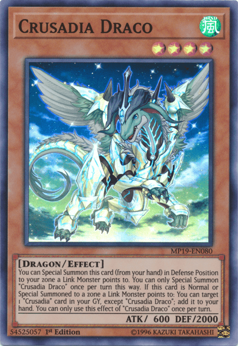 Crusadia Draco [MP19-EN080] Super Rare (ONLINE ORDER ONLY)
