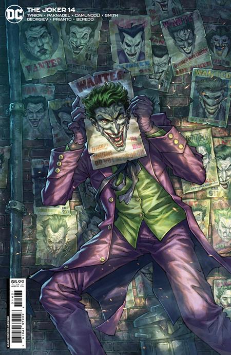 Joker #14 B Alan Quah Variant (04/26/2022) Dc (ONLINE ORDER ONLY)