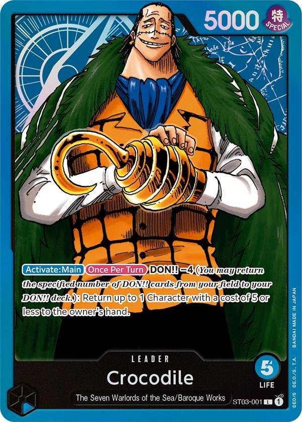 Crocodile (001) [Starter Deck: The Seven Warlords of The Sea] (ONLINE ORDER ONLY)
