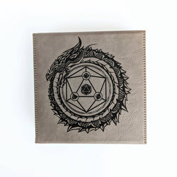Dragon Circle  - D&D - Vegan Leather Dice Box (ONLINE ORDER ONLY)