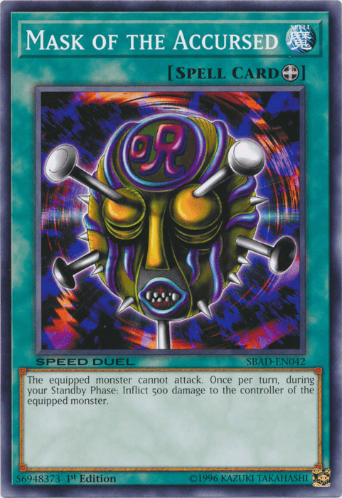 Mask of the Accursed [SBAD-EN042] Common (ONLINE ORDER ONLY)
