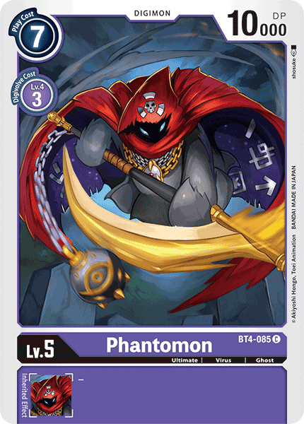 Phantomon [BT4-085] [Great Legend] (ONLINE ORDER ONLY)