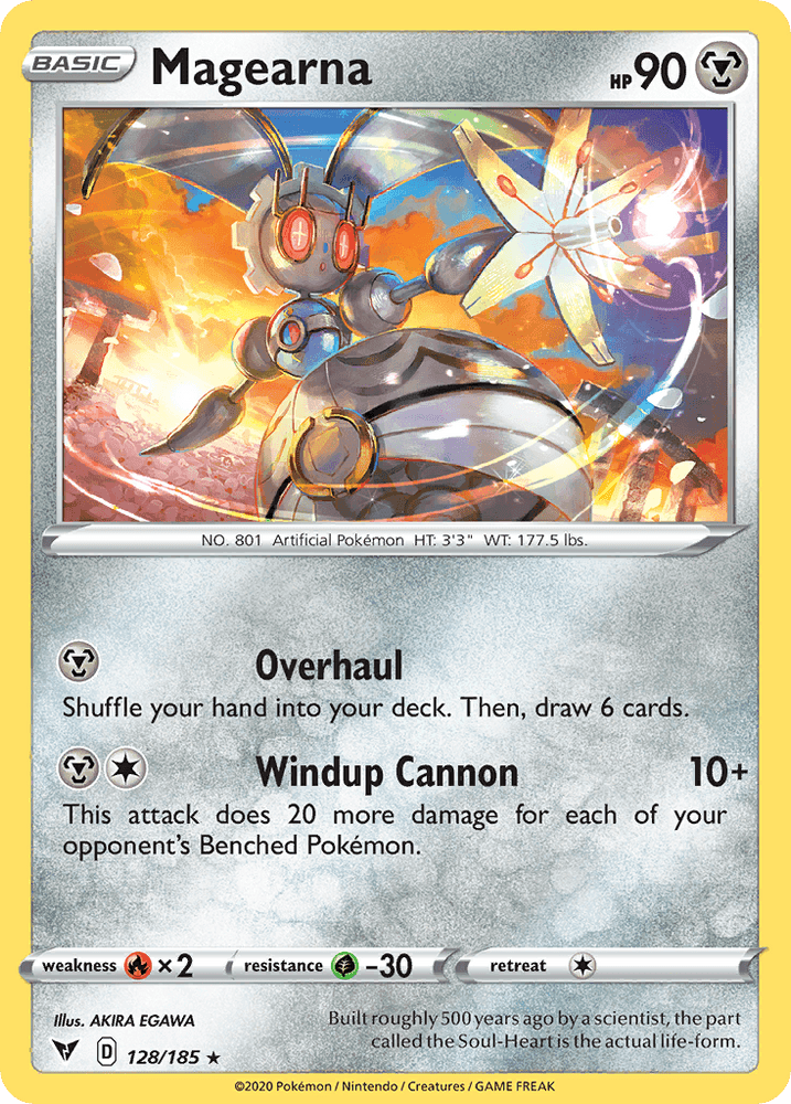 Magearna (128/185) (Theme Deck Exclusive) [Sword & Shield: Vivid Voltage] (Online Only)