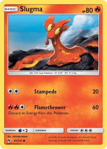 Slugma (43/214) [Sun & Moon: Lost Thunder] (Online Only)