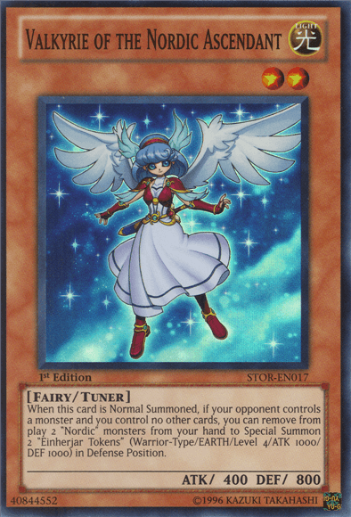 Valkyrie of the Nordic Ascendant [STOR-EN017] Super Rare (ONLINE ORDER ONLY)