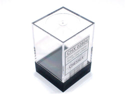 Empty Crystal Display Box (M) Clear w/Black Lid {2.25"x 1.75"x 1.75"} (57.2 mm x 44.5 mm x 44.5 mm) Used for 12mm d6 Dice Block™ (Online Only)