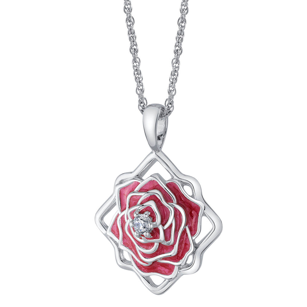 Disney X RockLove BEAUTY AND BEAST Belle Keepsake Necklace (ONLINE ORDER ONLY)