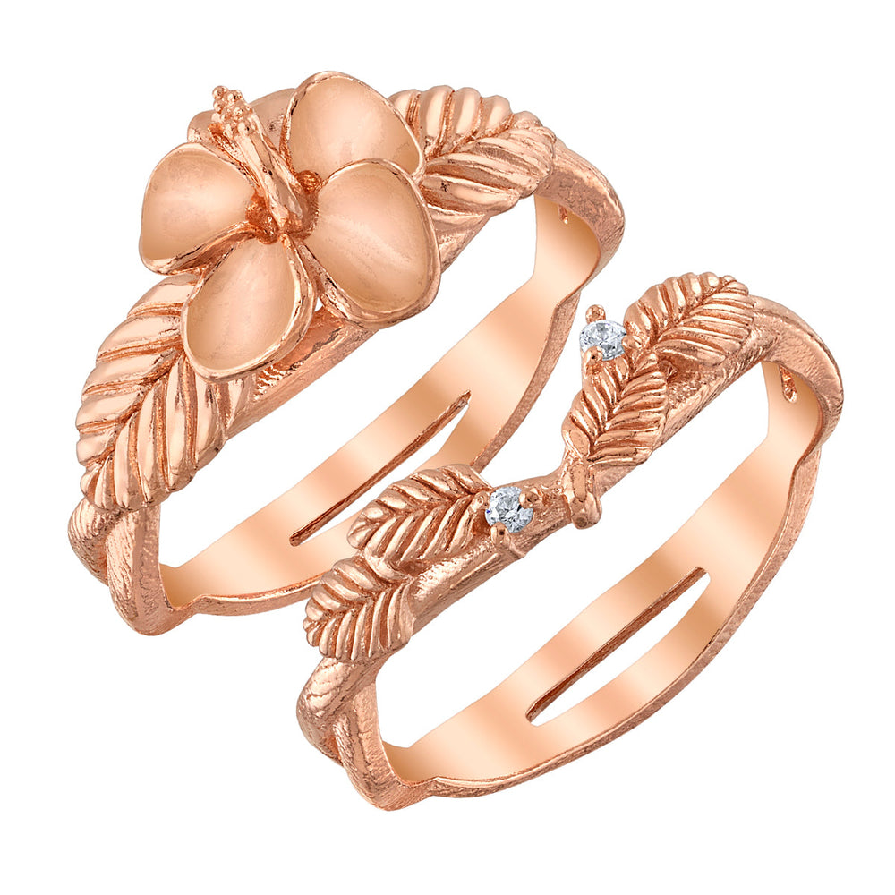Disney X RockLove DISNEY MOANA Moana Hibiscus Stacker Rings (ONLINE ORDER ONLY)