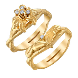 Disney X RockLove DISNEY TANGLED Rapunzel Sundrop Flower Stacker Rings (ONLINE ORDER ONLY)
