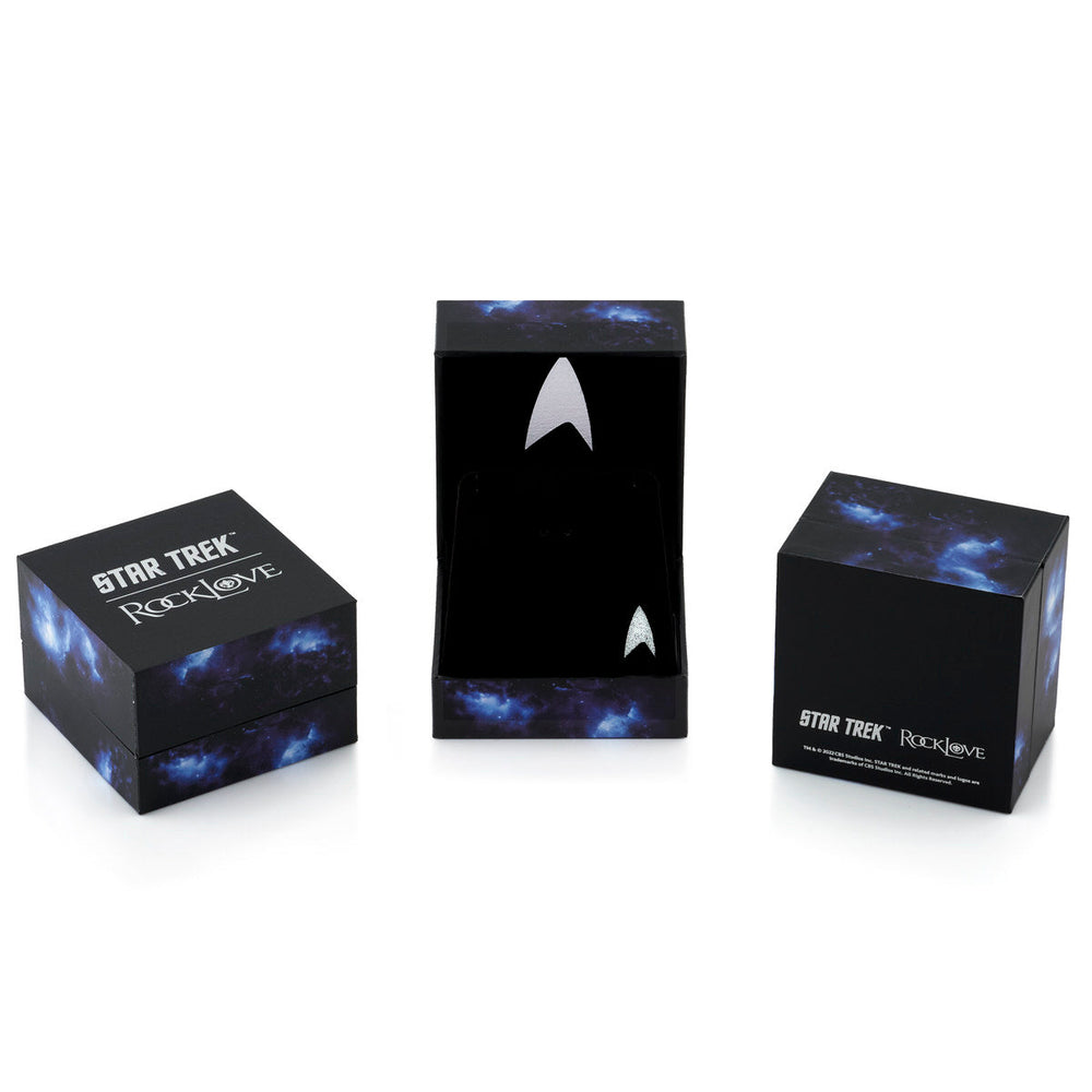 Star Trek X RockLove Yellow Crystal Delta Earrings (ONLINE ORDER ONLY)