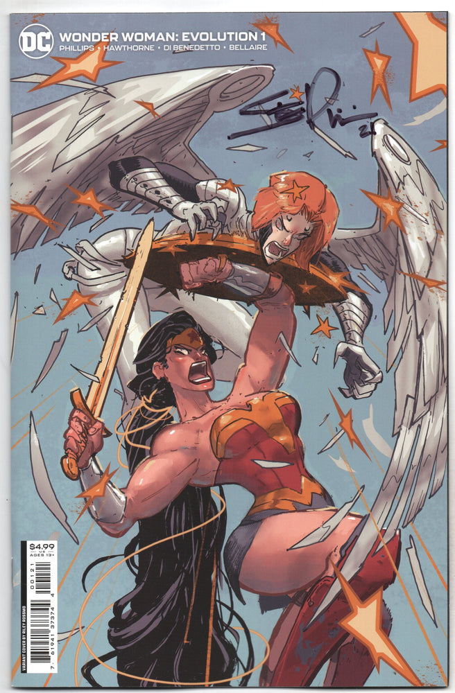 Wonder Woman Evolution #1 (Of 8) B Riley Rossmo Variant Stephanie Phillips SIGNED (11/16/2021) Dc (ONLINE ORDER ONLY)