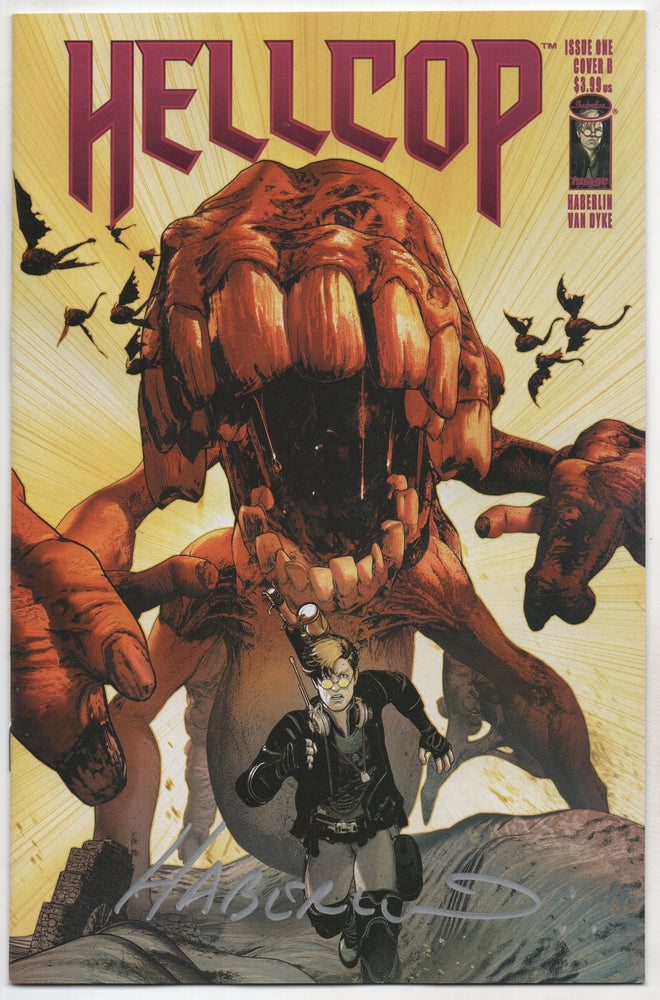 Hellcop #1 B SIGNED Brian Haberlin Variant (Mr) (10/27/2021) Image (ONLINE ORDER ONLY)