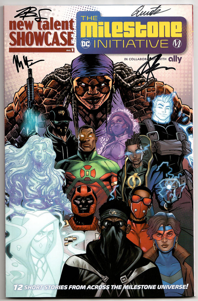 New Talent Showcase The Milestone Initiative #1 (One Shot) Signed 4x Dorado Quick Nathan Cayanan Zipporah Smith Morgan Hampton (05/30/2023) Dc (ONLINE ORDER ONLY)