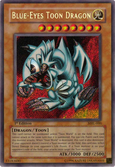 Blue-Eyes Toon Dragon [MRL-000] Secret Rare