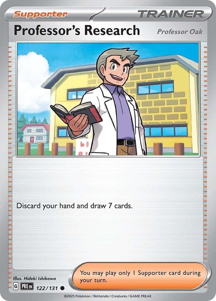 Professor's Research (122/131) [Professor Oak] [Scarlet & Violet: Prismatic Evolutions] (Online Only)