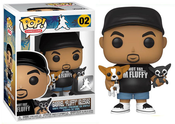 Gabriel Fluffy Iglesias (Must Love Dogs, Comedians) 02 - Fluffy Shop Exclusive  [light damage] (Online Order Only)